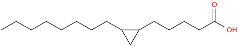 2 octylcyclopropanepentanoic acid